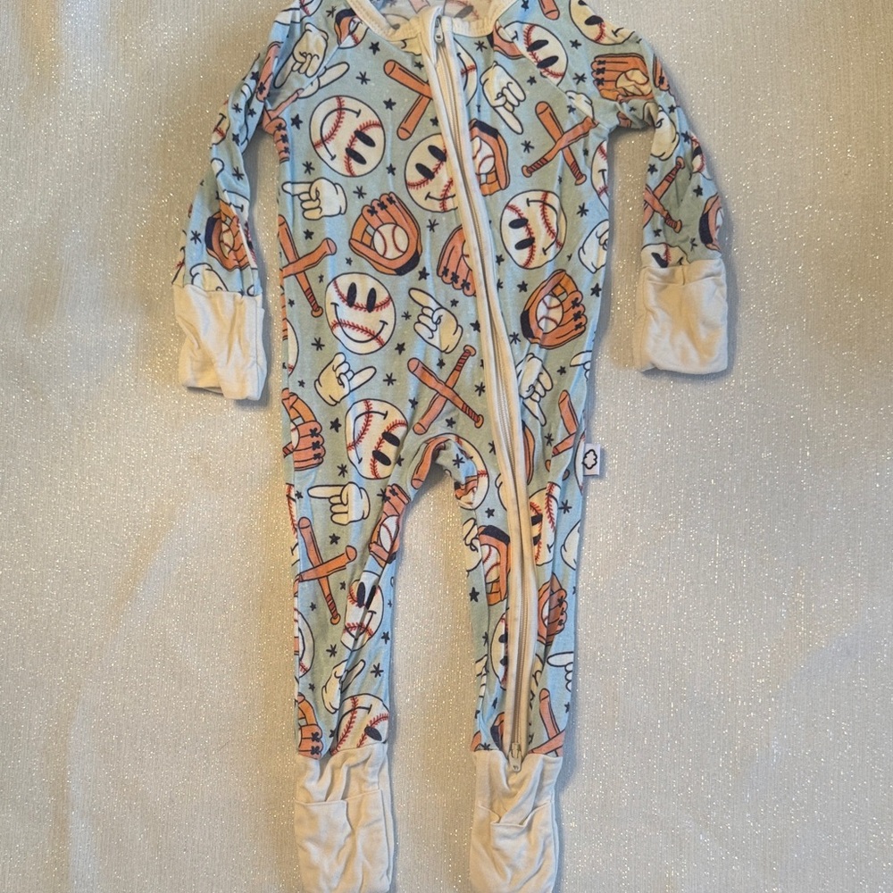 Kids Sports-Themed One Piece Pajamas
